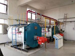 燃油燃气蒸汽锅炉安装成功